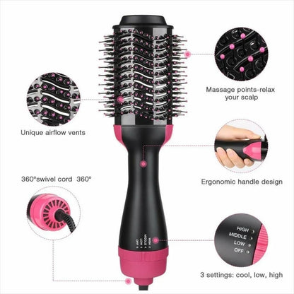 Cepillo Secador One Step 3 Niveles Aire Caliente
